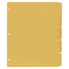 Plain tab dividers