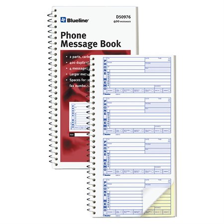 Phone Message Book