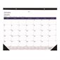 DuraGlobe Monthly Desk Pad Calendar (2025)