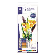 Ensemble de tubes de peinture acrylique