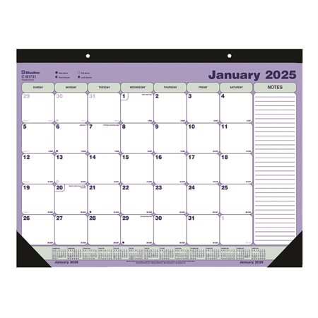 Monthly Desk Pad Calendar (2025)