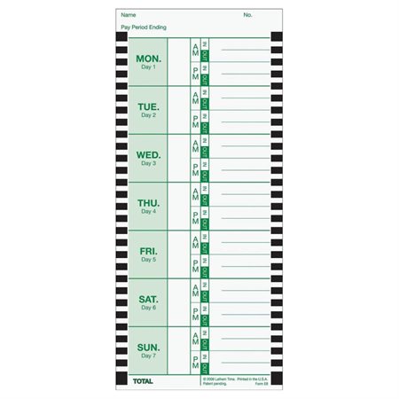 E8 Time Cards