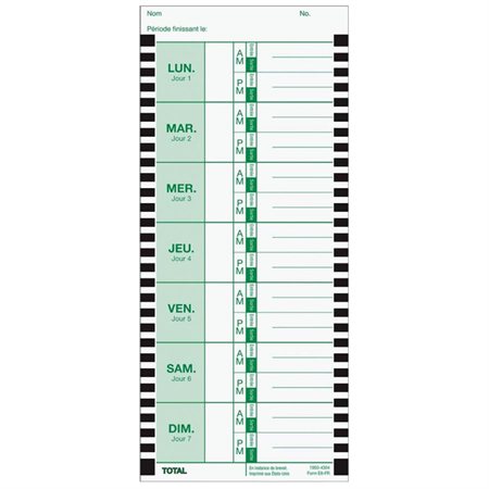 E8 Time Cards