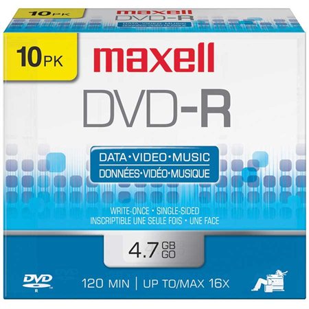 Disque DVD-R inscriptible 16x