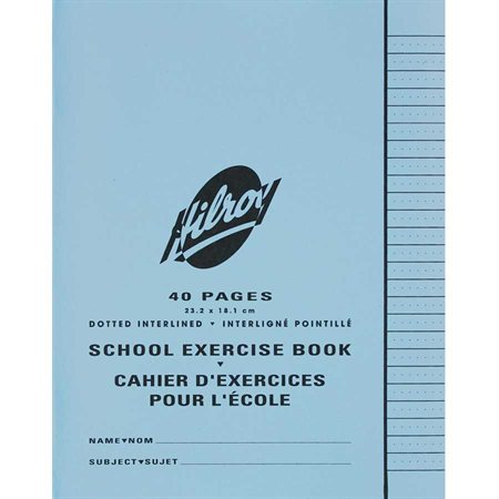 Cahier d'exercices interligné