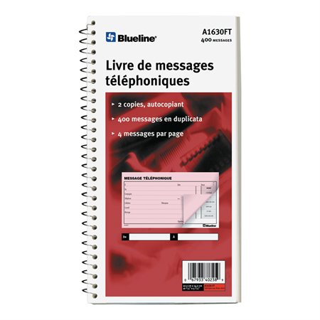 Livre de messages téléphoniques