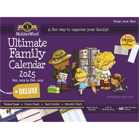 MotherWord® Family Fridge Calendar (2024-2025)