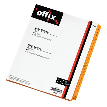 Offix® Buff  Index Dividers