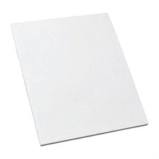 Bloc de papier blanc uni