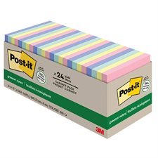 Feuillets plus écologiques Post-it® - collection doux soupçons