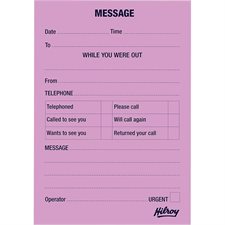 Telephone Message Pad