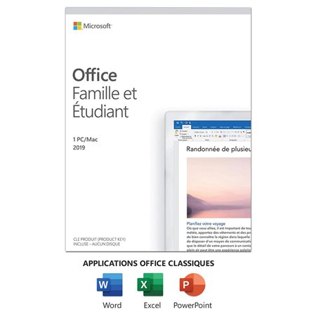 Office 2019 Famille et Étudiant