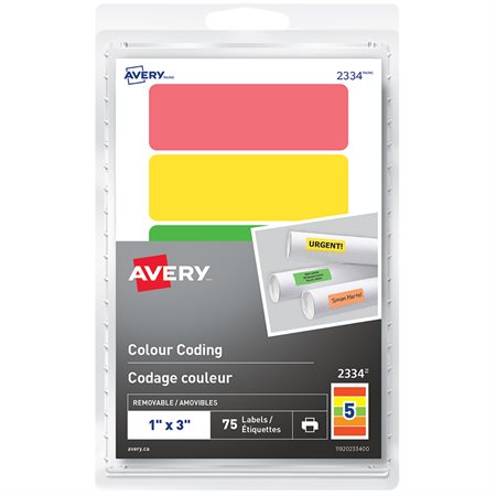 Self-Adhesive Colour Coding Labels