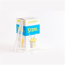 Pailles en plastique compostable