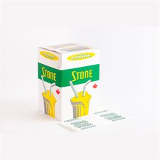 Pailles en plastique compostable