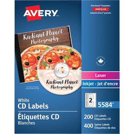 Étiquettes pour CD