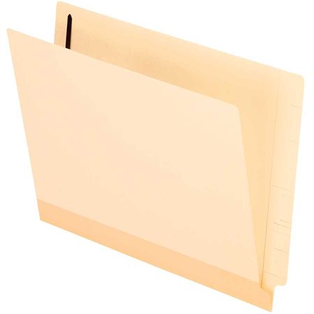 End Tab File Folder with Fastener