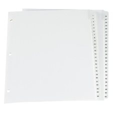 Pre-Printed Dividers