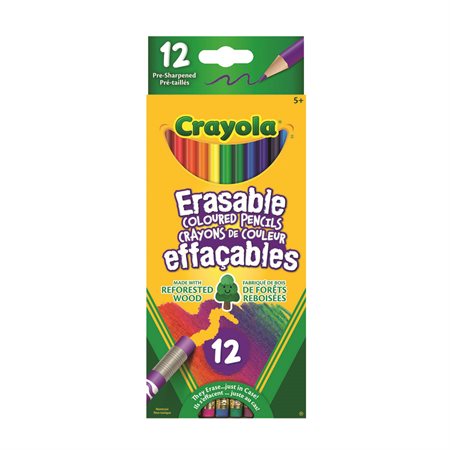 Crayons à colorier effaçables