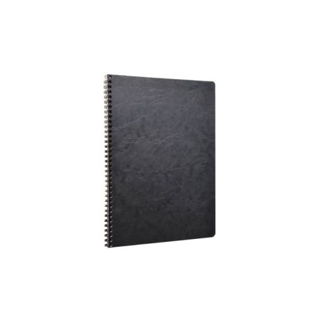 CAHIER SPIR "AGE-BAG" 8¼X11¾" 100P LIG NOIR