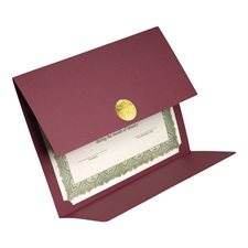 St.James™ Elite Medallion Fold Certificate Holder