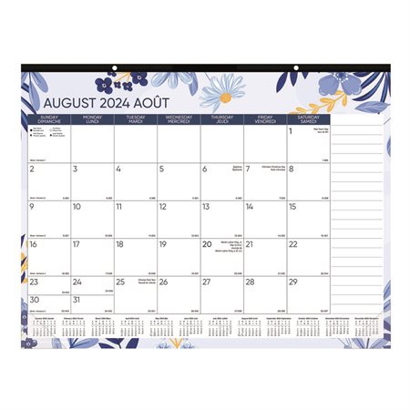 Monthly Academic Desk Pad (2024-2025)