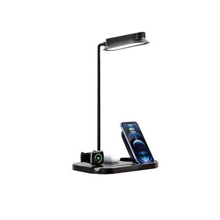 Lampe de bureau DEL à recharge rapide sans fil