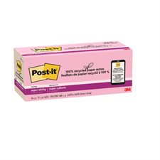 Feuillets recyclés Post-it® Super Sticky - La vie en pastel