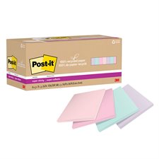 Post-it® Super Sticky Recycled Notes - Wanderlust Pastels