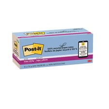 Post-it® Super Sticky Recycled Notes – Oasis Collection