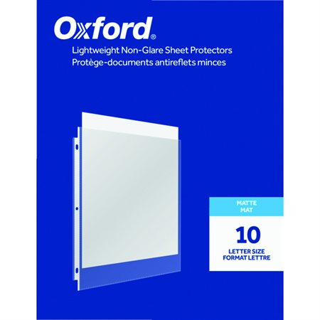 Lightweight Non-Glare Sheet Protectors