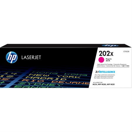 Cartouche de toner laser HP 202X / CF503X