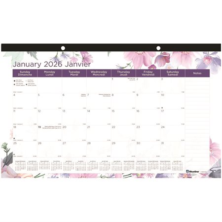Calendrier sous-main mensuel Passion (2025)