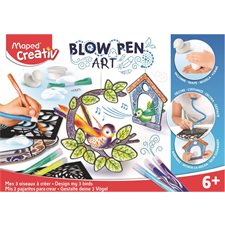 Blow pen art