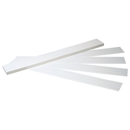Bandes de phrases lignées blanches