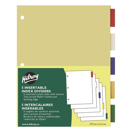 Index dividers