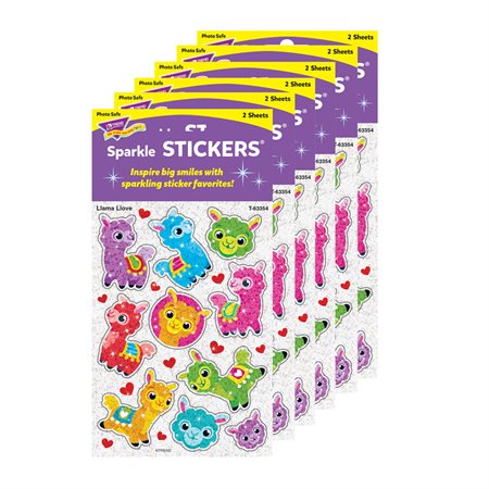 Sparkle Sticker - Llama Llove