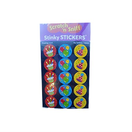 Scratch and Sniff Stickers Big Birthday (Frosting)