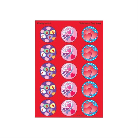 Scratch and Sniff Stickers Valentine's Day (Cherry)