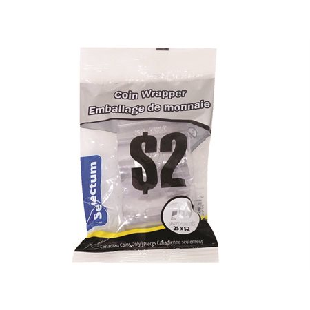 EMB.PLASTIQUE MONNAIE $2.00