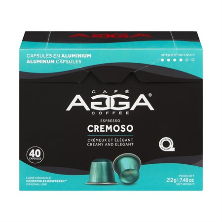 40 Capsules Nespresso cremoso