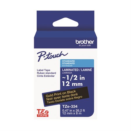 Ruban laminé pour étiqueteuses P-touch