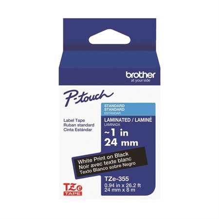 Ruban laminé pour étiqueteuses P-touch