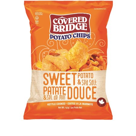 Croustilles patate douce et sel de mer