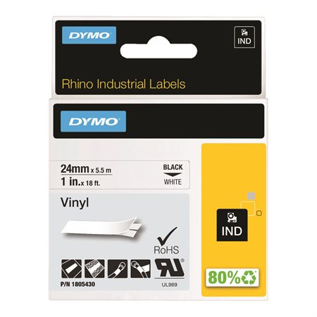 Étiquettes industrielles en vinyle