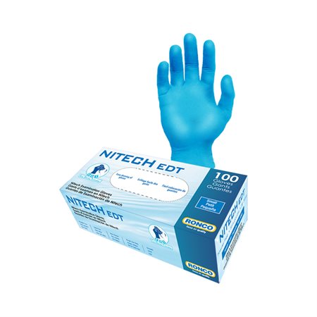 NIT.NITRILE GLOVE FREE SM.BLUE