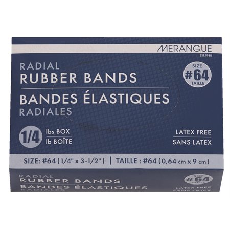RUB.BANDS 64 25 LB LATEX FREE