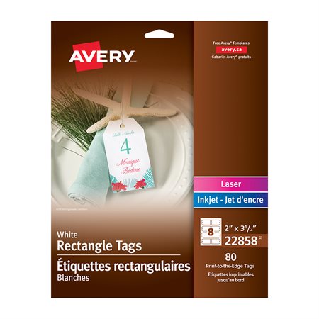 Print-to-the-Edge Printable Tags with Strings
