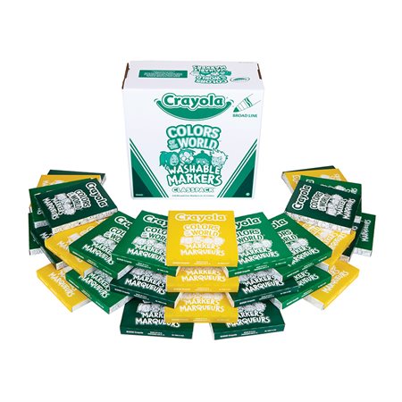 Marqueurs à Pointe Large Colors of the World™