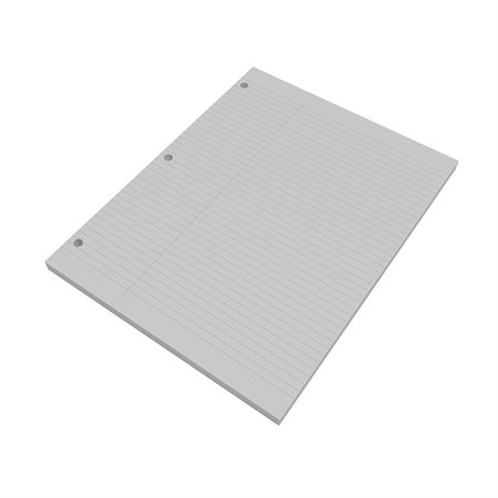 Legal Supplies Trial / Evidence / Exam Ruled Paper